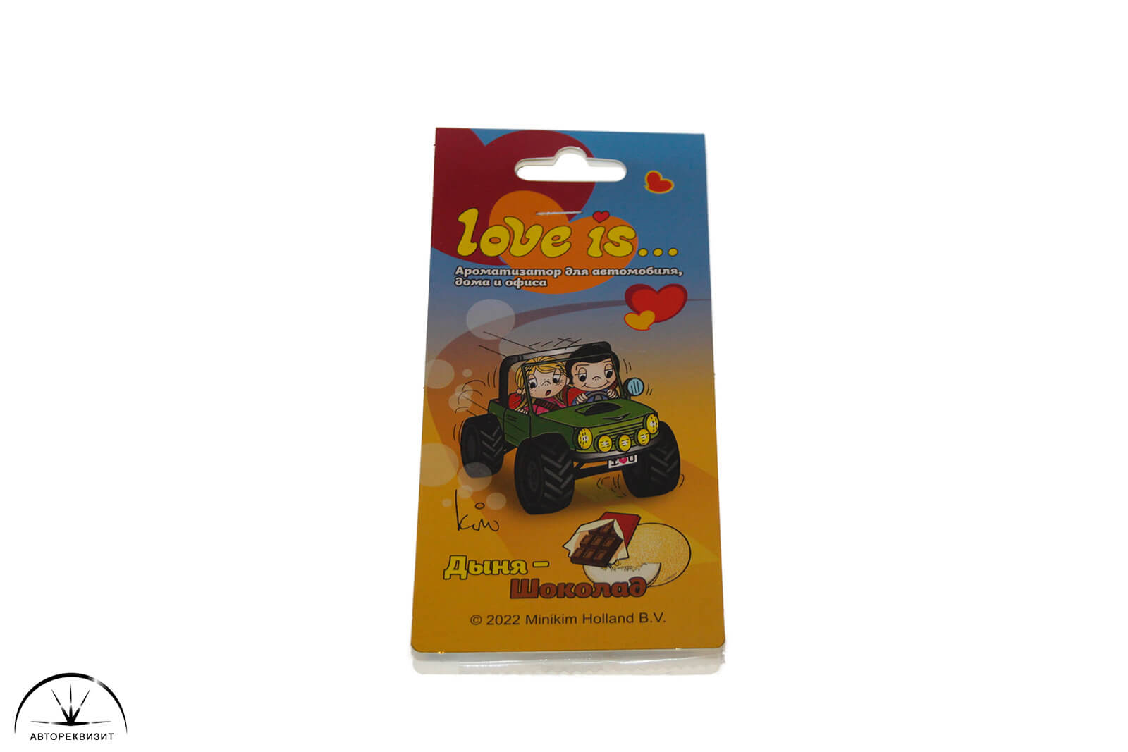 Ароматизатор LOVE IS... картон ДЫНЯ-ШОКОЛАД