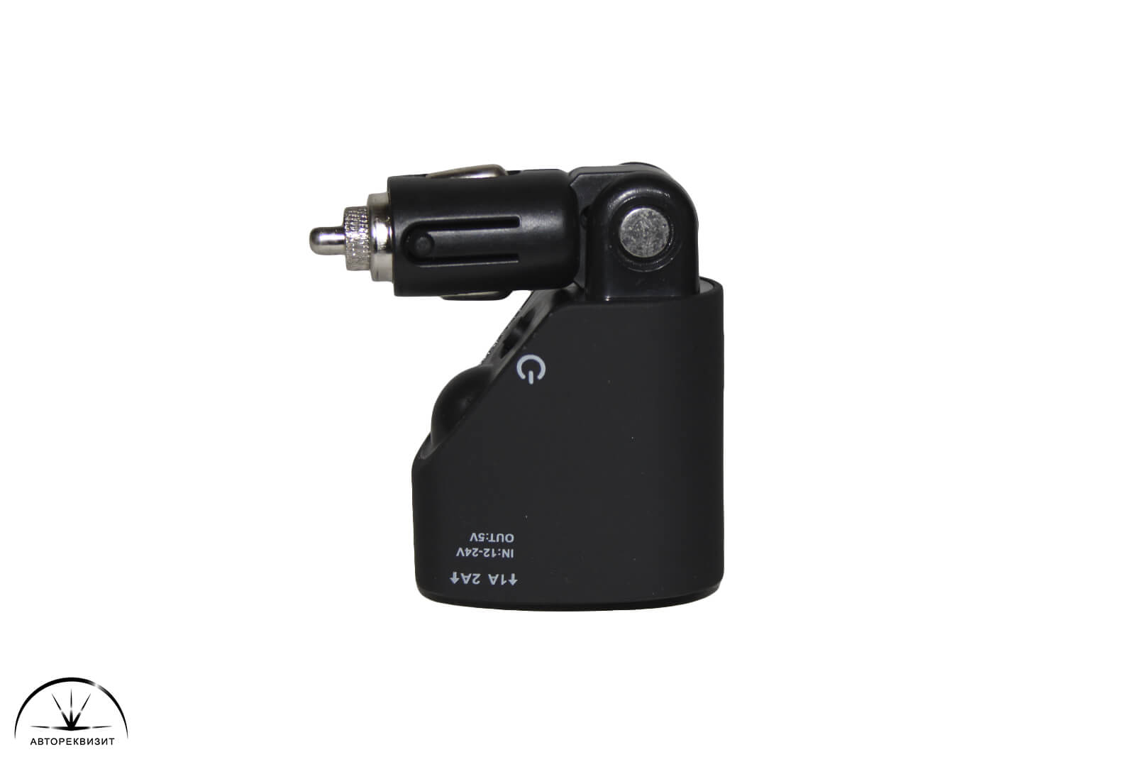 Зарядное устройство Olesson 2 USB (1А,2.1А), 1 гнездо прикур., чёрный 1351 (арт. R4155)