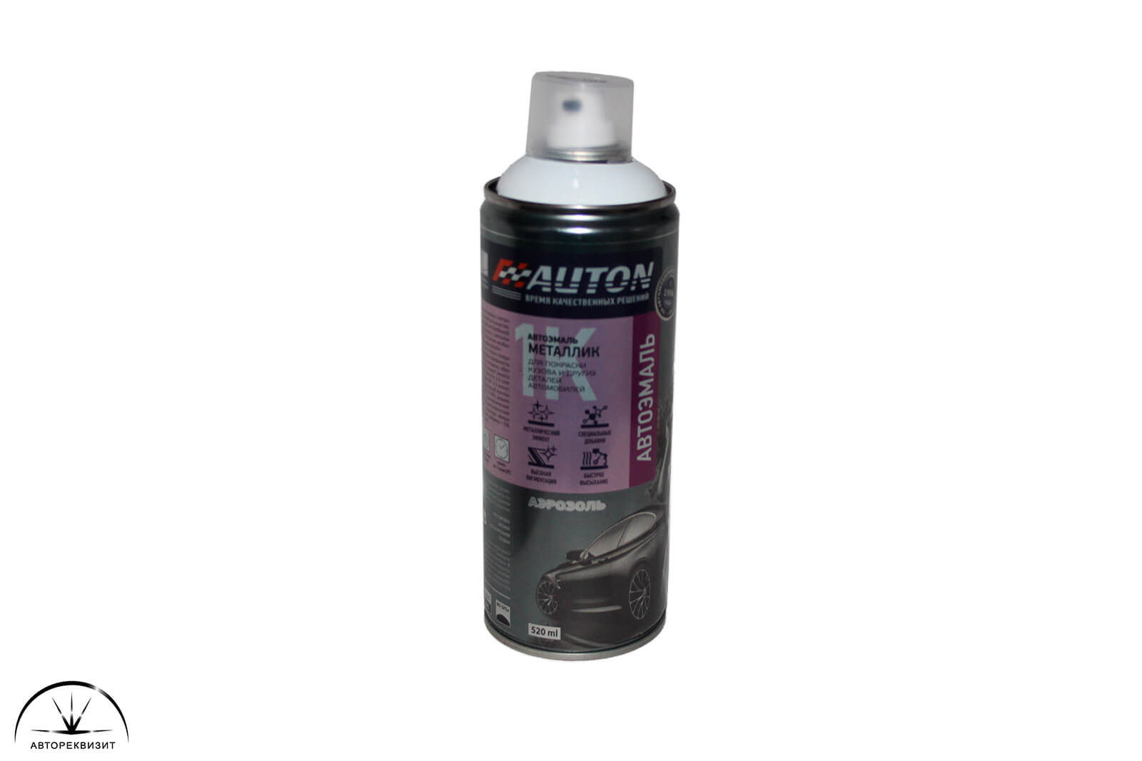 Автоэмаль металлик AUTON ATN-A53092 RENAULT 369 Blanc Glacier, 520мл