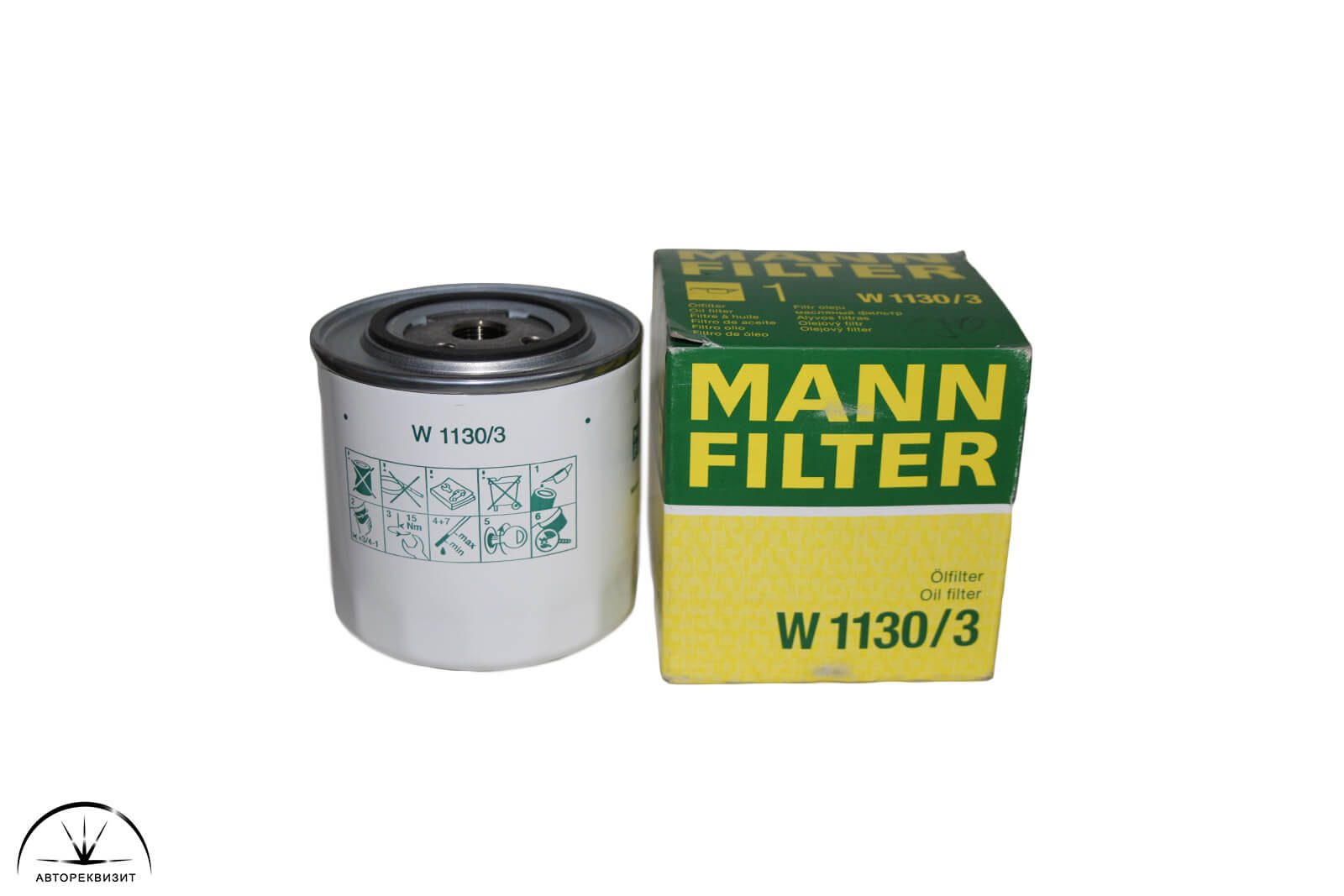 Масляный фильтр MANN FILTER W1130/3
