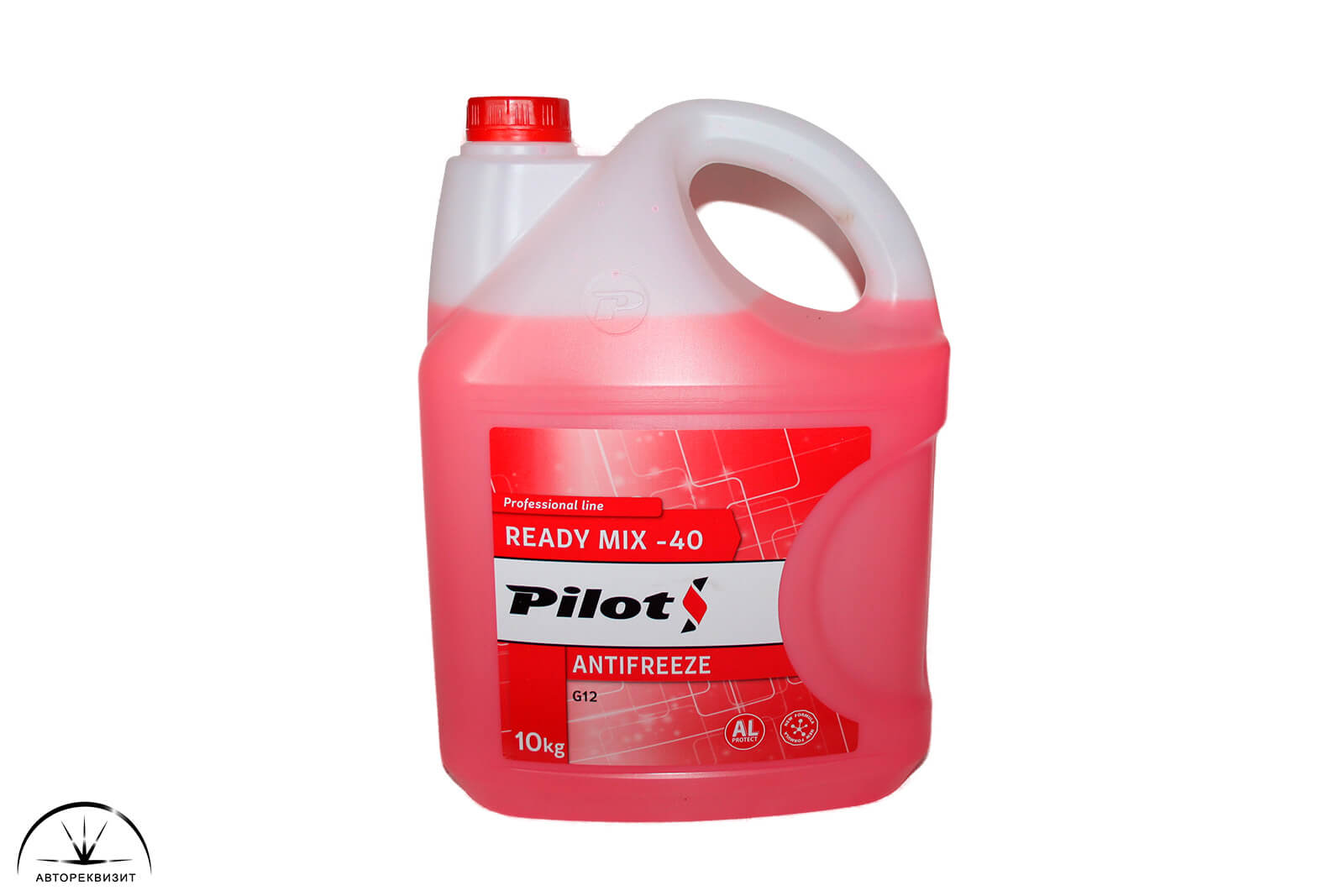Антифриз PILOT G12 красный -40 красная крышка, 10 кг