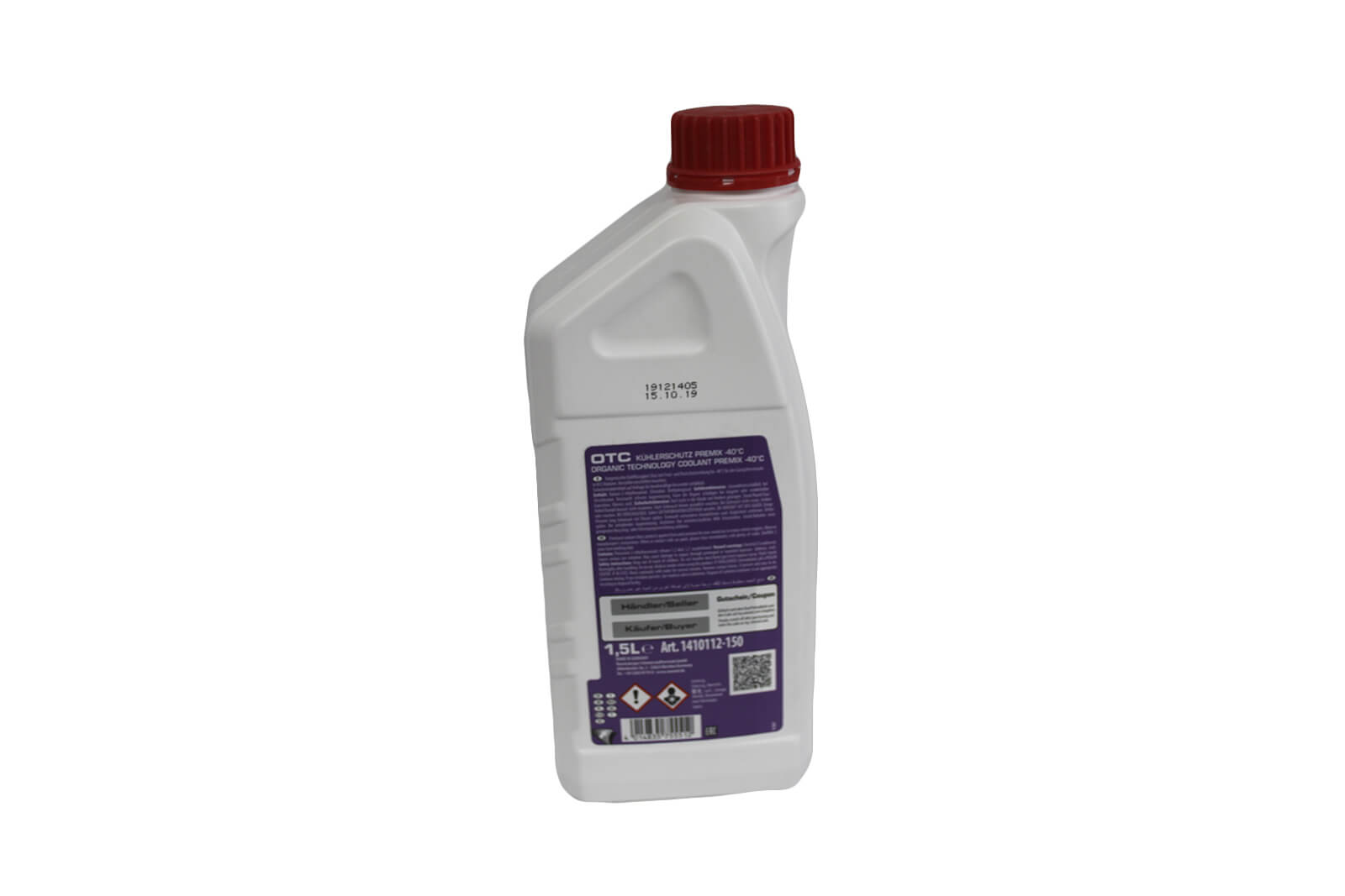 Антифриз Ravenol OTC Organic Techn. Coolant Premix -40C красный, 1,5л