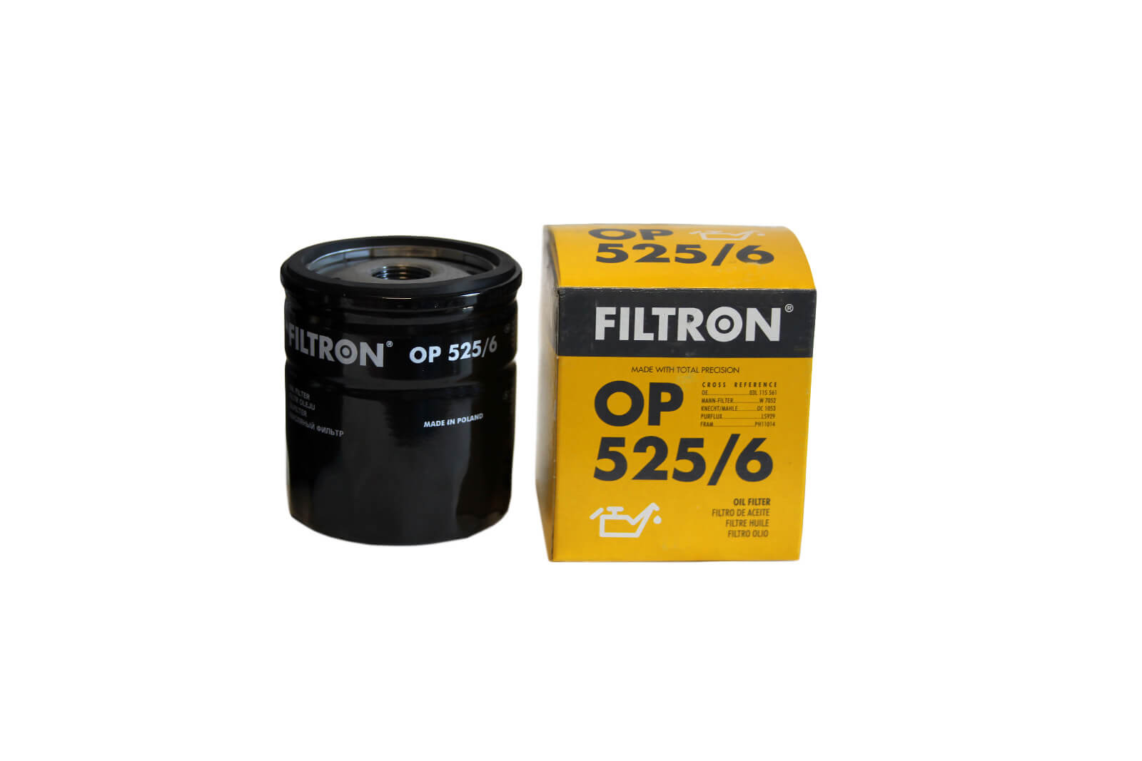 Масляный фильтр FILTRON OP525/6(W7052)
