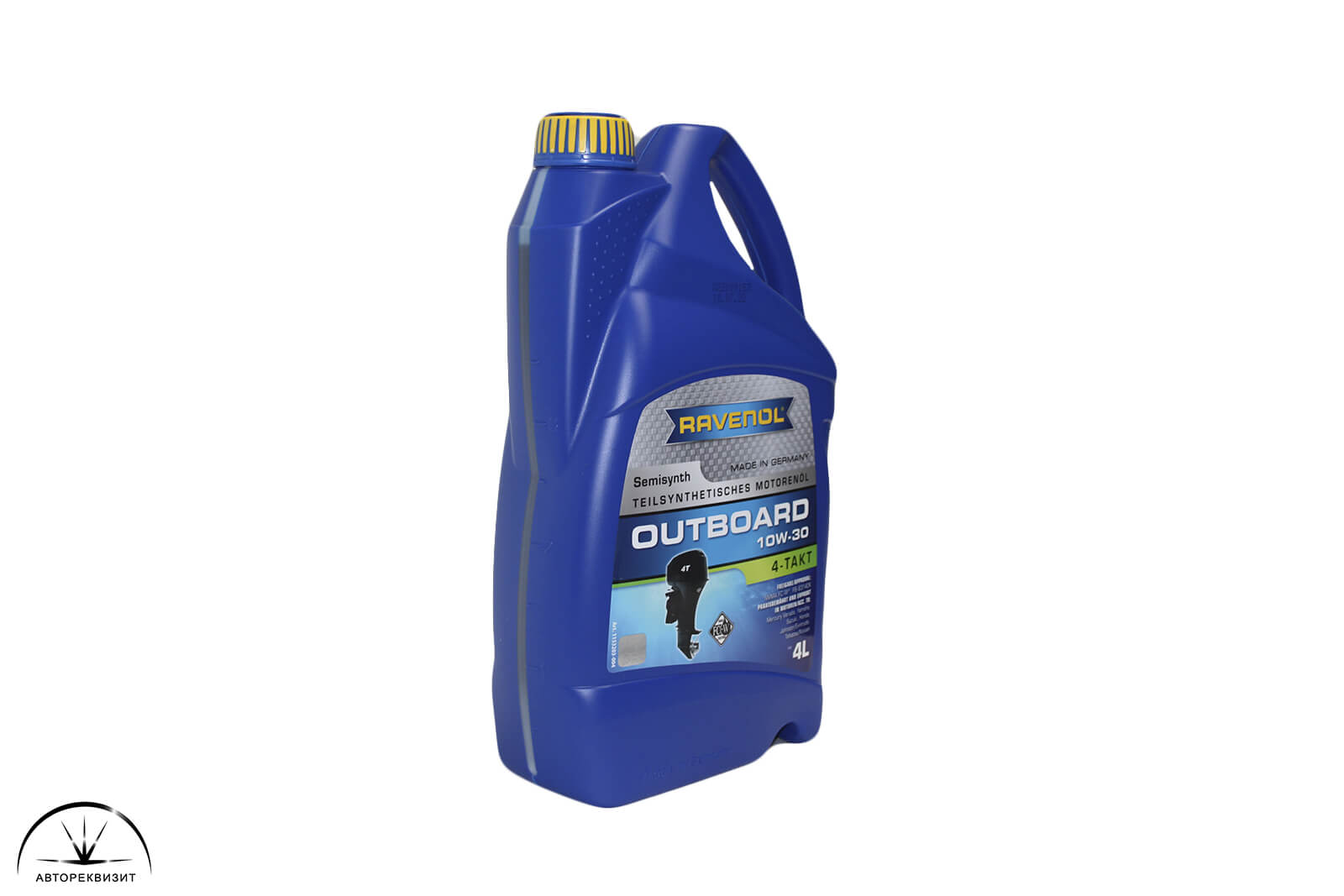 Масло моторное лодочное Ravenol Outboard для 4-х тактных двиг. полусинтетика 10W30, 4л