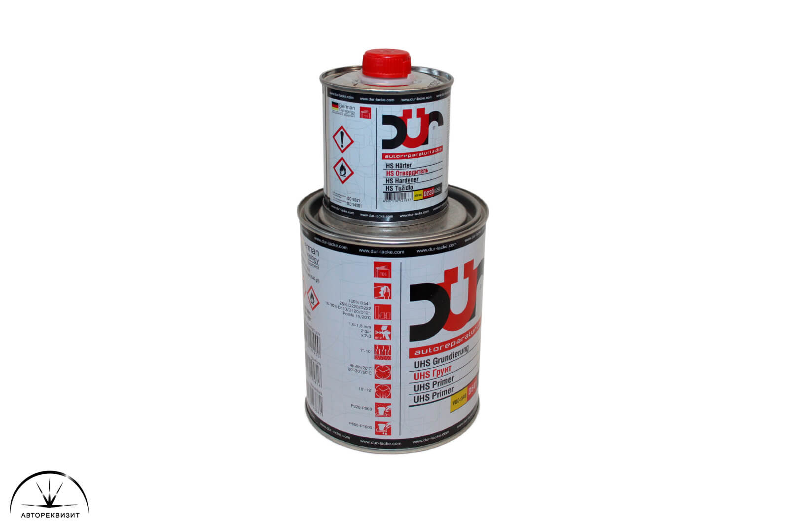 Грунт DUR D541 UHS 4+1 серый, 1л