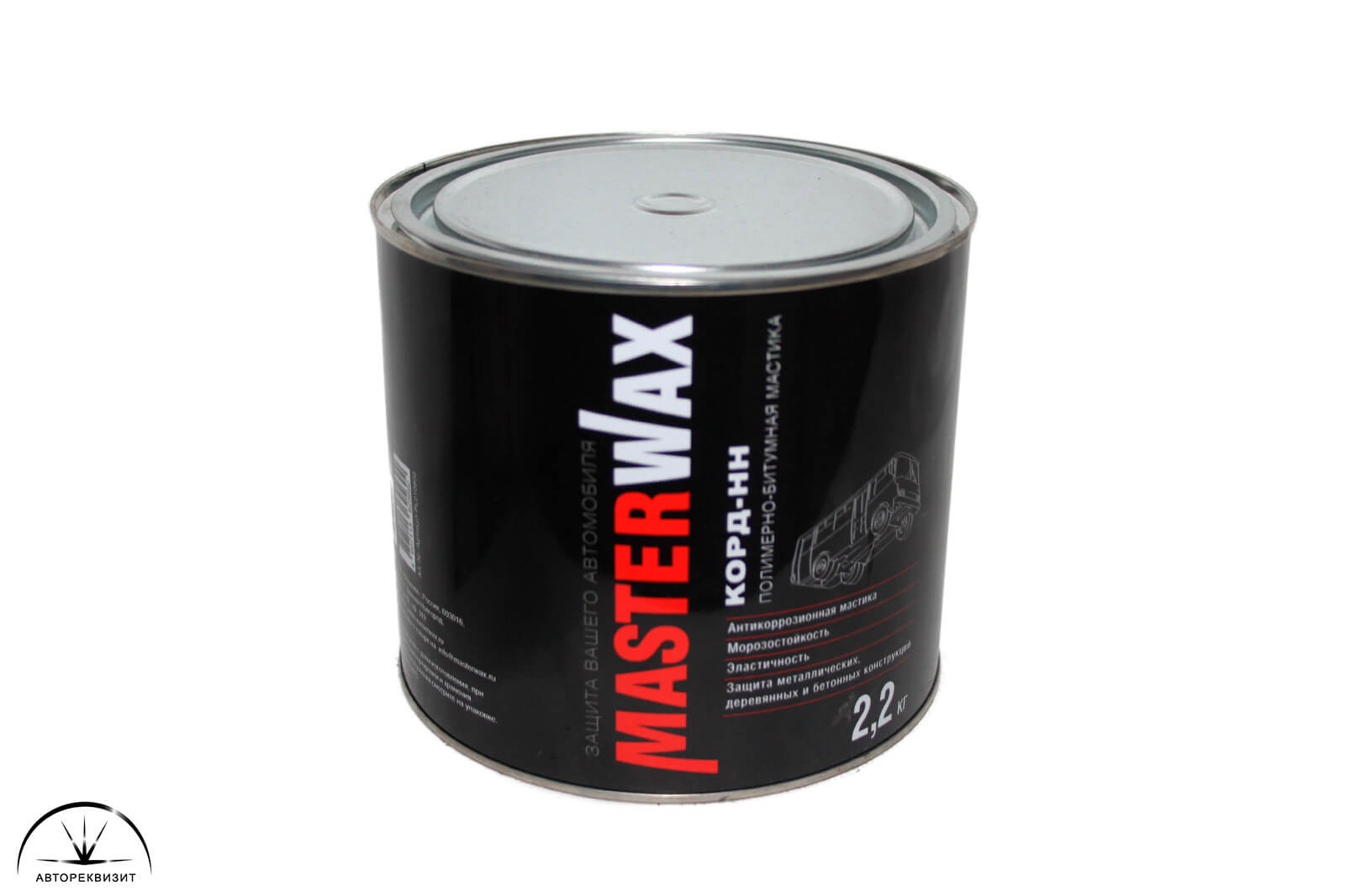 Мастика полимерно-битумная MasterWax КОРД ж/б, 2,2кг